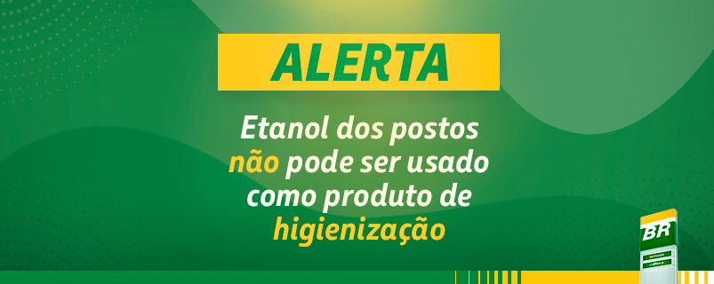 Alerta: etanol dos postos não pode ser usado como produto de higienização